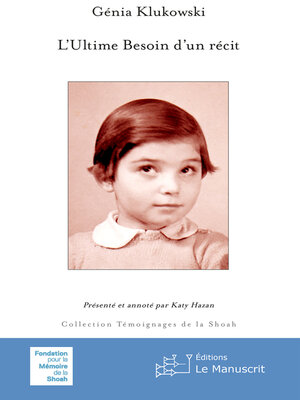 cover image of L'ultime besoin d'un récit